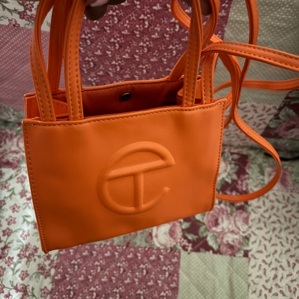Telfar Bright Orange Mini Bag